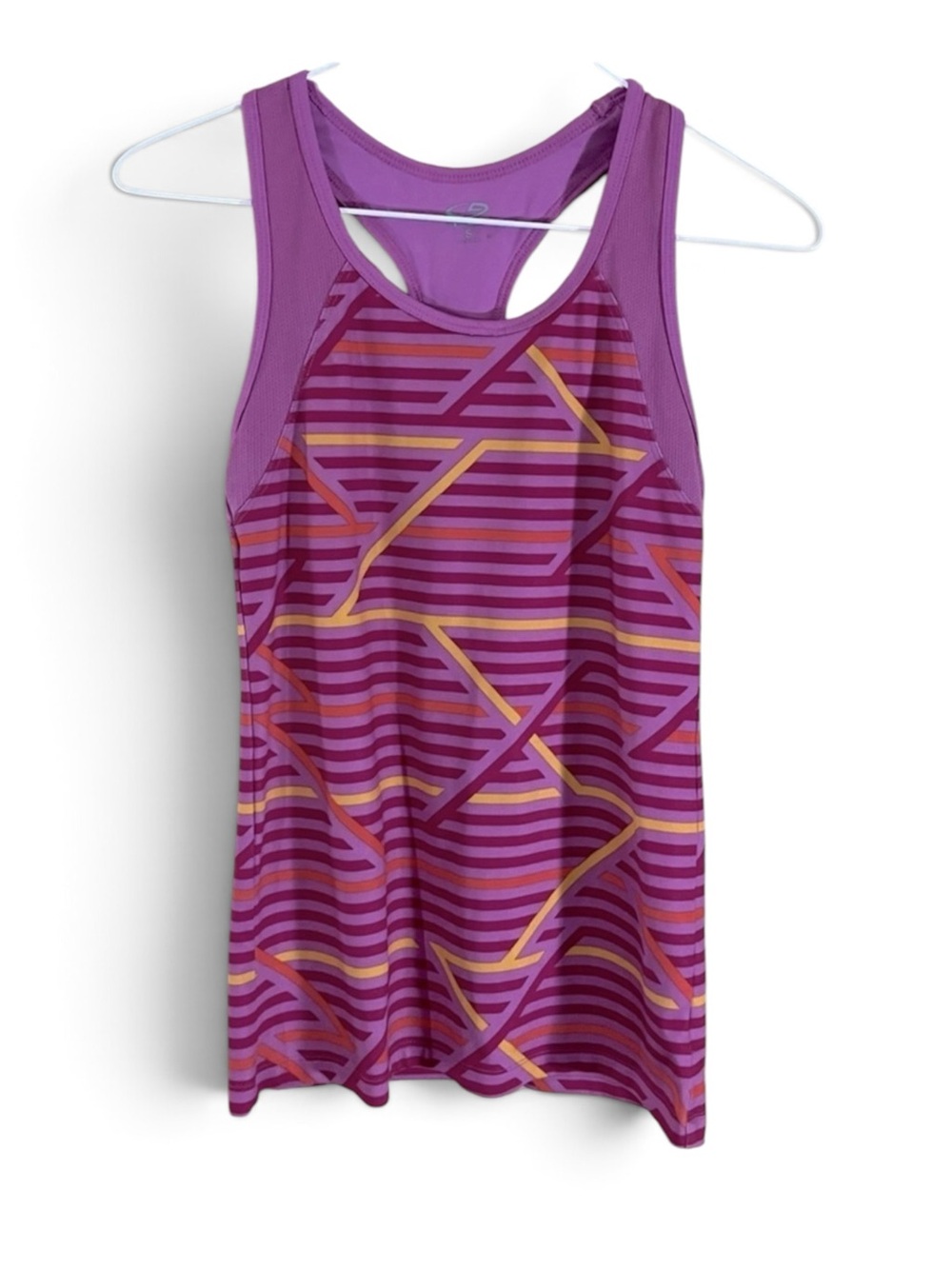 Champion Light Purple/ Striped Yoga Workout Top
